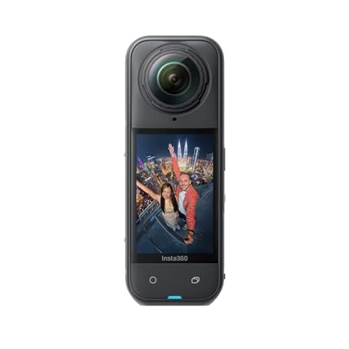 【高梨沙羅さん愛用】Insta360 X5 通常版 ｜8K対応・防水・360度全景アクションカメラ｜夜景に強く“見えない自撮り棒”対応・手ブレ補正・交換レンズ＆長時間バッテリー搭載！
