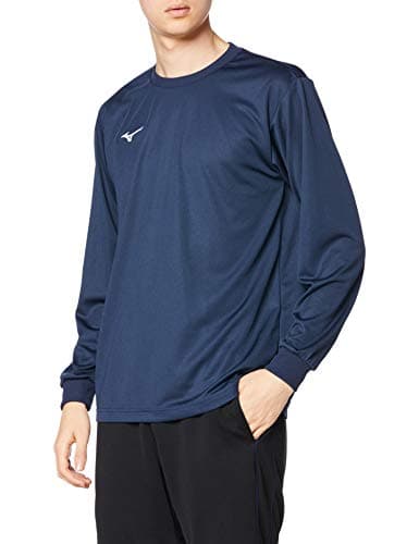 トレーニングウェア ナビドライ Tシャツ 長袖・丸首・メンズ