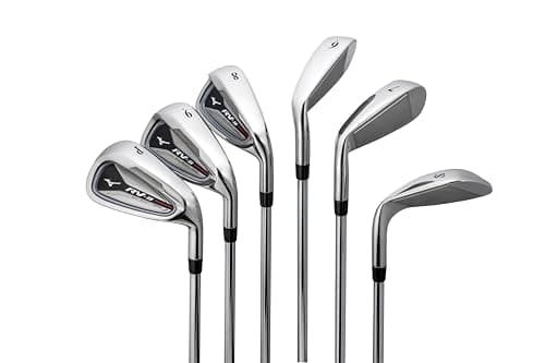 【Amazon.co.jp限定】MIZUNO(ミズノ) ゴルフクラブ RV-9 アイアン6本組 メンズ 右利き用 【カタログ純正シャフト装着モデル】 オリジナルスチールシャフト 硬さ/S 5KJSS105