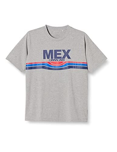 [ミズノ] アウトドア トラベル&ウォーキングウエア PANAM MEX Tシャツ 半袖 パンナム 吸汗速乾 UVカット go to by B2JA1081 杢グレー M