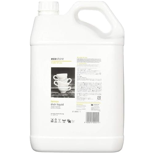 ecostore(エコストア) ディッシュウォッシュリキッド 【レモン】 5L 食器用洗剤 食器 洗剤 植物由来 肌にやさしい 大容量 詰め替え