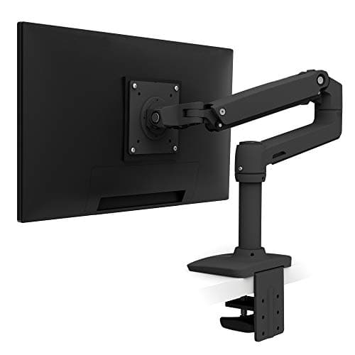 ERGOTRON エルゴトロン LX モニターアーム デスクマウント マットブラック 34インチ(3.2-11.3kg)まで VESA規格対応 45-241-224【日本正規代理店保証品】