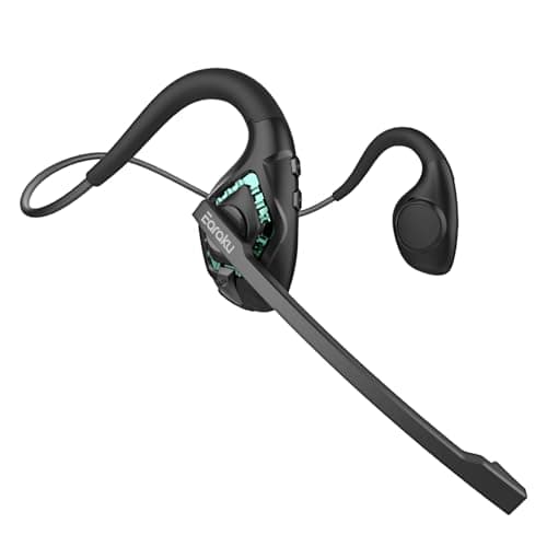 【新装発売通話専用G2】 Bluetooth ヘッドセット Earaku(イアラク) 2026版 マイク付き 通話専用 耳を塞がない 日本語音声ガイド ワイヤレス イヤホン ブルートゥース ENCノイズキャンセリング オープンイヤー Bluetooth 5.3 軽量 約28g 両耳 耳掛け式 無線 【枠グリーン】