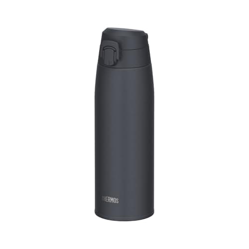 【食洗機対応モデル】サーモス 真空断熱ケータイマグ 800ml アッシュブラック フタが大きく開いて飲みやすい 粉体塗装 マットな質感 JPC-800 ASBK