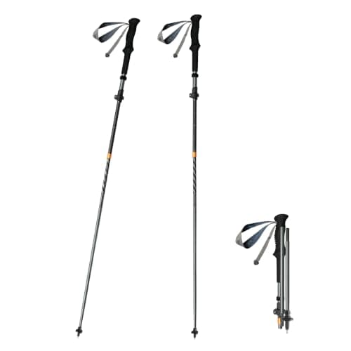 Naturehike公式ショップ トレッキングポール 折りたたみ式 2本セット 登山 ストック カーボン+アルミ 190g/本 ウォーキングポール 山登り 軽量 ハイキング コンパクト アウトドア 男女兼用