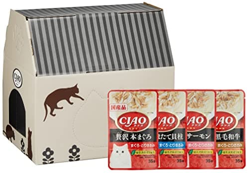 Figaro(フィガロ) CIAOパウチ 贅沢バラエティ 35g×48袋 猫用 ウェットフード