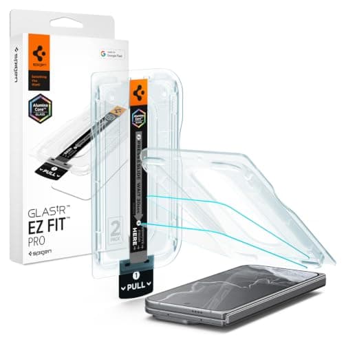 Spigen【Made for Google 公式認定】 For Pixel 11 Pro Fold ガラスフィルム 2枚入 EZ Fit Pro