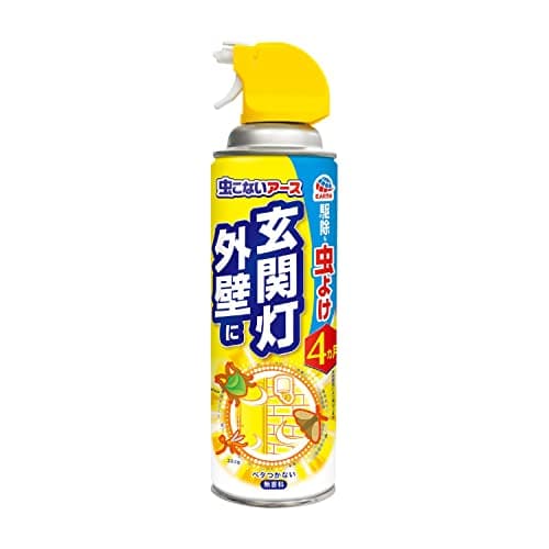 虫こないアース 玄関灯 外壁に 450ml 害虫駆除スプレー 網戸 ベランダ 侵入防止 害虫 対策 屋外 忌避 カメムシ 蛾 コバエ