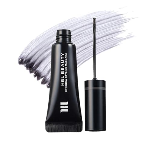 HBLBEAUTY アイブロウ スタイリング マスカラ 02 クリアブラック 6g アイブロー 眉毛 独自ブラシ 毛流れ キープ ウォータープルーフ セット力 落ちない 垢抜け サロン プロ仕様 レディース メンズ