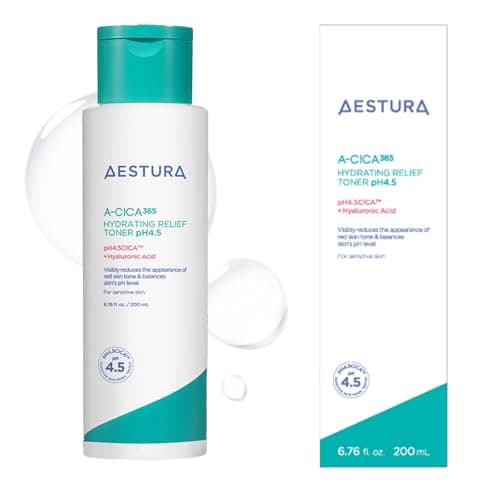 【AESTURA】 エイシカ365 ハイドレーティングリリーフトナーpH4.5 200mL 化粧水 弱酸性 韓国コスメ 保湿 CICA ナイアシンアミド マデカッソシド 乾燥肌 敏感肌 混合肌 毛穴ケア 肌荒れケア 角質ケア 無香料 無着色 低刺激