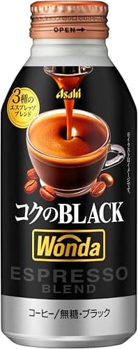アサヒ飲料 ワンダ コクのブラック ボトル缶 400g×24本 [コーヒー]