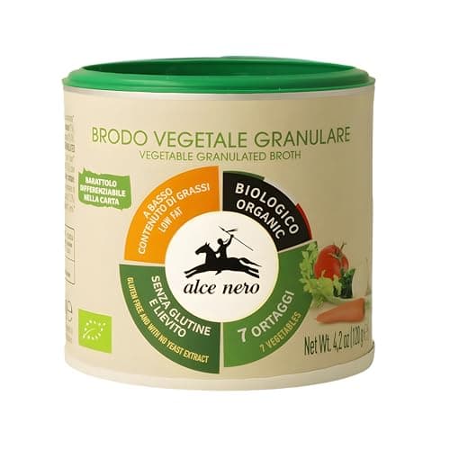 ALCE NERO(アルチェネロ) 有機 野菜ブイヨン パウダー タイプ 120g (オーガニック イタリア産 添加物不使用 化学調味料不使用 顆粒タイプ)