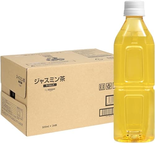 by Amazon ジャスミン茶 ラベルレス 500ml×24本