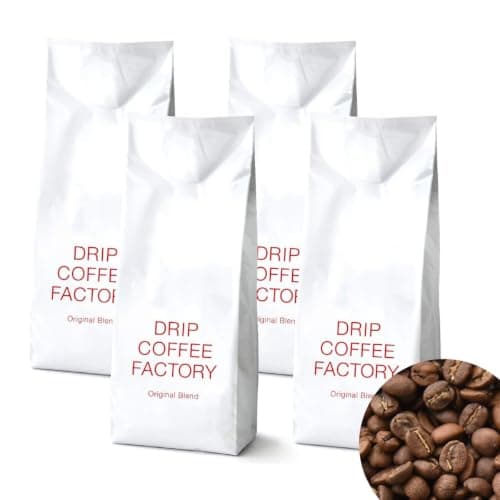 ドリップコーヒーファクトリー オリジナル ブレンド コーヒー 豆 のまま 2kg 500g×4袋