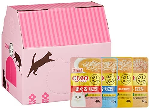 Figaro(フィガロ) だしスープ バラエティ 40g×48袋 猫用 パウチ