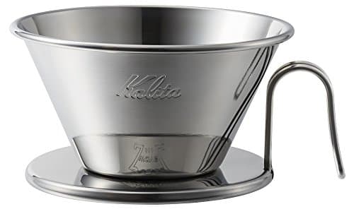 カリタ Kalita ステンレス製 でお湯が冷めにくい コーヒー ドリッパー ウェーブシリーズ 燕職人手作り 2~4人用 WDS-185 日本製 ドリップ 器具 二人用 四人用 2杯用 4杯用 喫茶店 カフェ おしゃれ キャンプ アウトドア 喫茶店 アンティーク 結婚 祝い プレゼント 誕生日 女性 男性 還暦 退職 記念日 ギフト 贈り物 還暦 敬老
