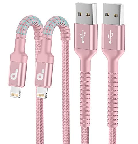 ライトニングケーブル 2M 2本セットMFi認証 iphone 充電ケーブル 急速充電 高耐久 データ転送 断線防止あいふぉんコード