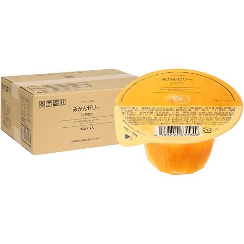 by Amazon みかんゼリー 160ｇ 12個入り 国内製造