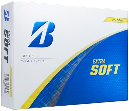 BRIDGESTONE(ブリヂストン)ゴルフボール EXTRA SOFT 2025年モデル 12球入 イエロー X5YXJ