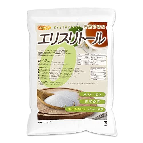 NICHIGA(ニチガ) 天然甘味料 エリスリトール 4kg カロリーゼロ 遺伝子組換えでない とうもろこし使用 天然由来 希少糖 糖質制限 TK1
