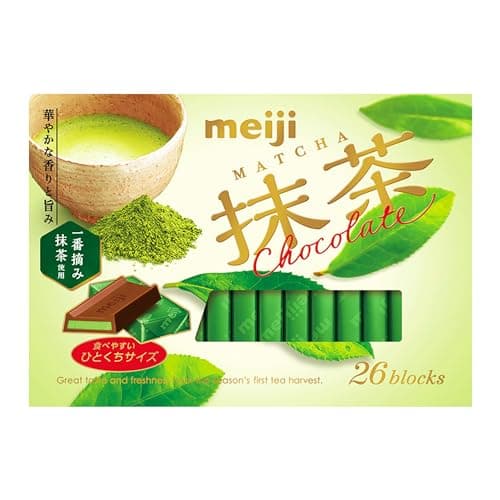 明治チョコレート 抹茶チョコレートBOX 26枚×6箱
