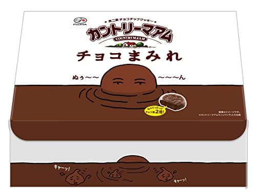 【EC限定品】不二家 カントリーマアムチョコまみれ大容量BOX(500g)