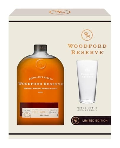 ウッドフォードリザーブ バーボン ウイスキー グラス付き アメリカ 750ml【正規品】