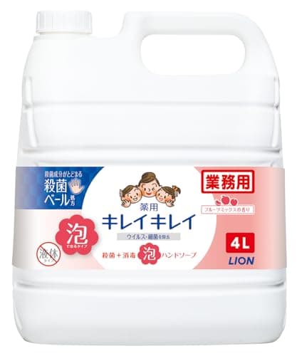 【業務用 大容量】キレイキレイ 薬用 泡ハンドソープ 4L フルーツミックスの香り (医薬部外品) 詰め替え