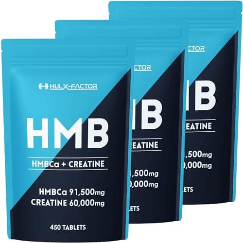 ハルクファクター HMB クレアチン モノハイドレート 151500mg 450粒 国内製造 筋トレ ダイエット サプリ 錠剤 大容量 3袋セット