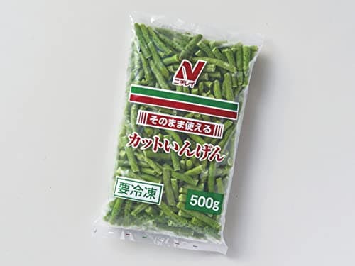 [冷凍]ニチレイ そのまま使えるカットいんげん 500ｇ ×5袋