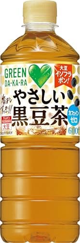 GREEN DA・KA・RA(グリーンダカラ) サントリー やさしい黒豆茶 ノンカフェイン 600ml x24本