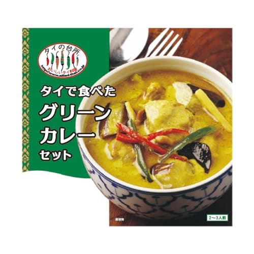 アライドコーポレーション タイの台所 タイで食べた グリーンカレーセット 216g×6個