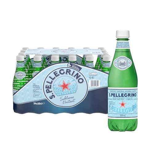 サンペレグリノ（S.Pellegrino）炭酸入りナチュラルミネラルウォーターPET 500mlｘ24本 [直輸入品]