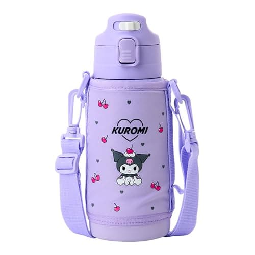 サンリオ(SANRIO) 2WAYステンレスボトル クロミ 子供 保温・保冷両用 容量：コップ使用時620mL ダイレクトキャップ使用時670mL 名前スペース付き 096075
