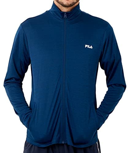 [FILA(フィラ)]UVウェア PEスムース UVパーカ ジャケット メンズ MNV 日本 M (日本サイズM相当)
