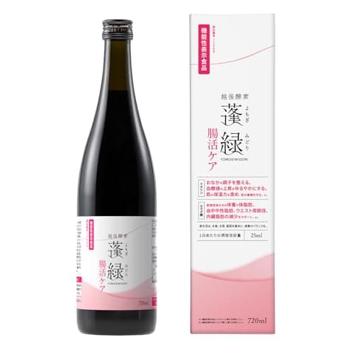 |機能性表示食品| 越後酵素蓬緑 腸活ケア 酵素ドリンク 越後酵素蓬緑 腸活ケア 720ml×1本 腸活 腸内環境を整える イヌリン エラグ酸 (720ml×1)