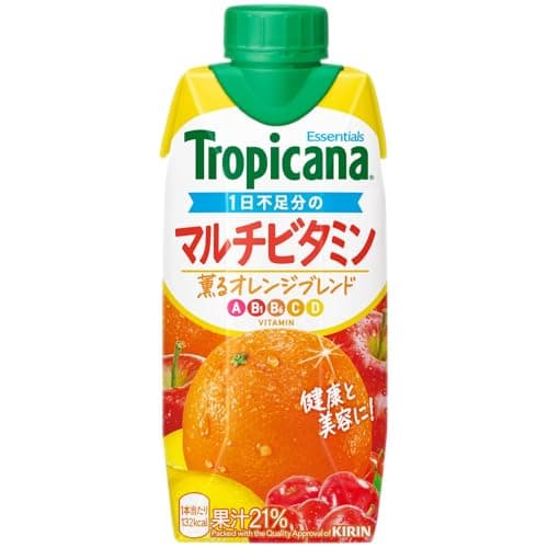 トロピカーナ エッセンシャルズ マルチビタミン 330ml ×12本 ドリンク 飲み物 飲料
