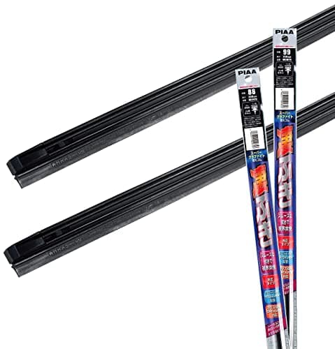 PIAA(ピア) ワイパー替えゴム車種専用セット 【スーパーグラファイト】 天然ゴム仕様 2本入 (750mm + 350mm) トヨタ アルファード ヴェルファイア 他 AMRRG016