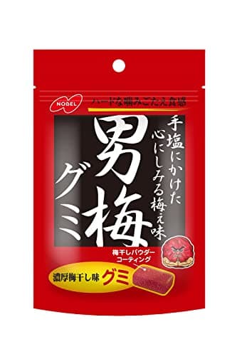 ノーベル製菓 男梅グミ 38g×6個