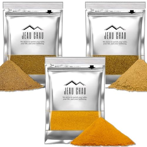JEAU CHAU カレー スパイス セット 3種類 クミンパウダー ターメリックパウダー コリアンダーパウダー 各100g 選別品 香辛料 無添加