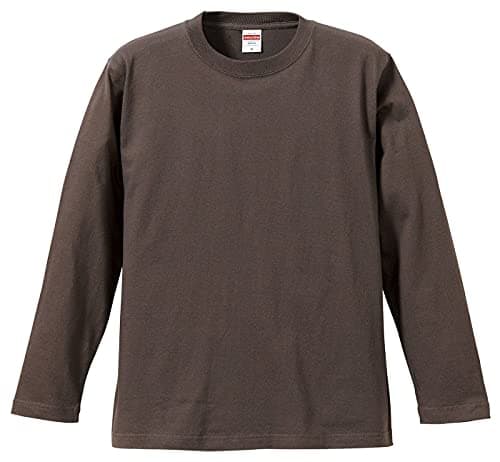 [ユナイテッドアスレ] 5.6オンス ロングスリーブTシャツ 501001 チャコール L