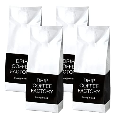 ドリップコーヒーファクトリー ストロング ブレンド コーヒー 粉 中挽き 2kg 500g×4袋