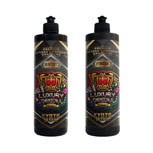 KYOTO DETAIL 贅沢コンパウンドグラフェン Heavy Cut 500ml & Finish Cut セット 500ml 研磨剤