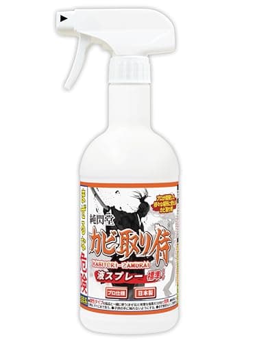 カビ取り侍 液スプレー 500g 標準タイプ 部屋の壁紙 漆喰 布団 カーテン マットレス用 純閃堂 KZ-LS500