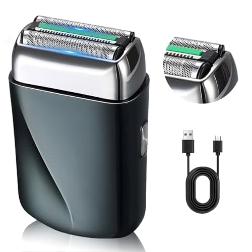 【Amazon.co.jp限定】DYKL ひげそり 電動シェーバー 電気カミソリ 【往復式三枚刃・60枚内刃深剃り】ロック機能 髭剃り スムーズ剃り