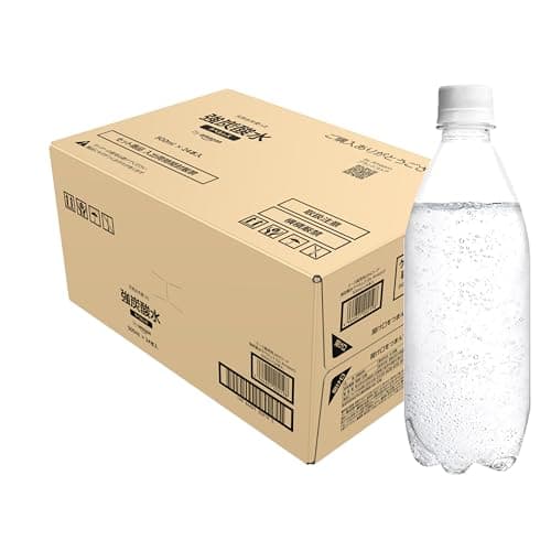 by Amazon スパークリング強炭酸水 プレーン ラベルレス 500ml×24本