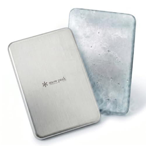 スノーピーク(snow peak) Stainless Cooling Pack Set 保冷剤 ステンレス 急冷 2枚セット キャンプ スポーツ