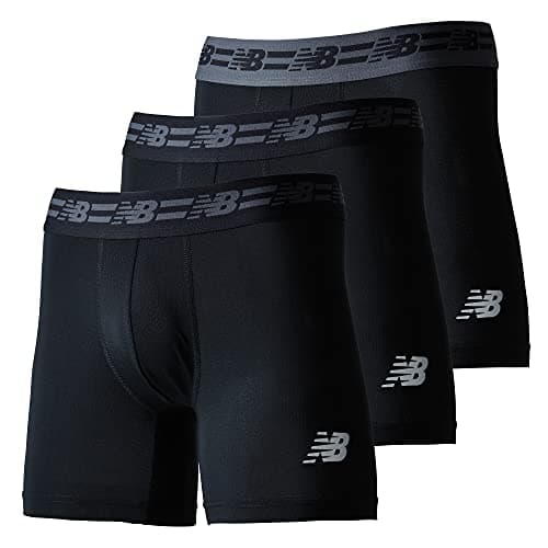 [ニューバランス] ボクサーブリーフ メッシュボクサー 5インチ 前閉じ 3pack ( LAU13015 ) 速乾 ドライ 3枚