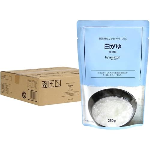 by Amazon 白がゆ 250ｇ 20個入 新潟県産コシヒカリ100％使用