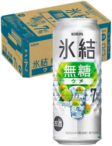 氷結無糖 ウメ Alc.7% 500ml 24本 サワー チューハイ 酎ハイ お酒 キリン [甘くない]